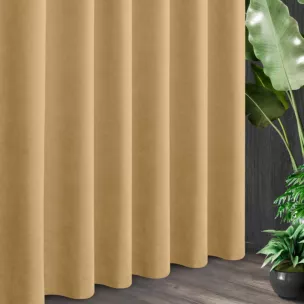 Tkanina zasłonowa o miękkim zamszowym chwycie ze strukturalnym wzorem