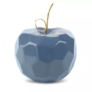 Figurka ceramiczna APEL - jabłko o geometrycznych kształtach