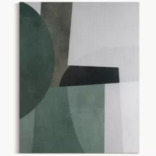 Obraz abstarkcja beżowo, oliwkowy ręcznie malowany na płótnie 80x100 cm