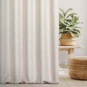 TERRA COLLECTION Zasłona SEVILLE z zaciemniającej tkaniny o naturalnym splocie