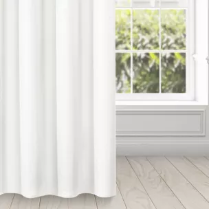 Zasłona biała, matowa 140x250 cm przelotka - TRIS