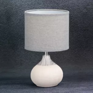 Lampa ceramiczna dekoracyjna AMIRI z matowym abażurem