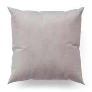 Poszewka szyta ENYA stalowa z miękkiej półmatowej tkaniny welwetowej