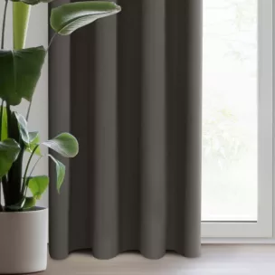 DESIGN 91 Zasłona PARISA z gładkiej tkaniny zaciemniającej typu BLACKOUT