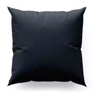 Poszewka szyta granatowa z gładkiej tkaniny zaciemniającej typu dimout