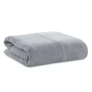 Ręcznik kąpielowy 70x140 cm bawełniany kolor srebrny zdobiony welwetową bordiurą  500 g/m2 FERO