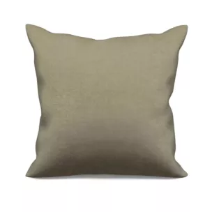 Poszewka szyta ADESSA brązowa z miękkiej tkaniny o welurowej strukturze