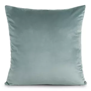Poszewka na poduszkę 45x45 cm welwetowa, gładka szałwiowa o delikatnym połysku GAJA 1