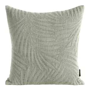 Poszewka na poduszkę 45x45 cm szałwiowa pikowana metodą hot press STONE Eurofirany Premium