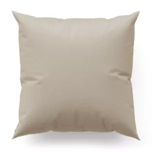 Poszewka szyta jasnobrązowa z gładkiej tkaniny zaciemniającej typu dimout