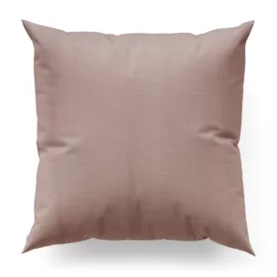 Poszewka szyta pudrowo różowa z miękkiej tkaniny o naturalnym splocie w stylu ekologicznym