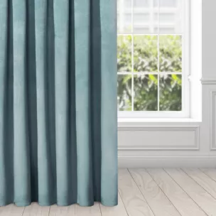 Zasłona morska z miękkiego welwetu 140x250 cm taśma - SUZANA