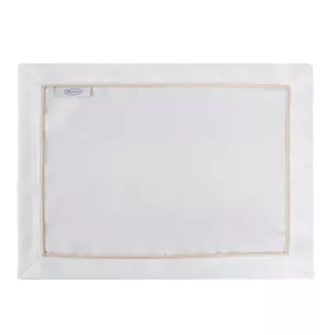 Komplet podkładek 4szt białych 30x40 cm MADELE ze złotą lamówką
