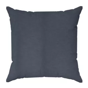 Poszewka szyta grafitowa o naturalnym, gęstym splocie w stylu eko