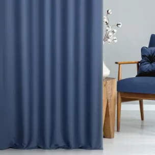 Tkanina zasłonowa dwustronna o ozdobnym splocie, z subtelnym połyskiem