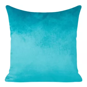 Poszewka na poduszkę 40x40 cm welwetowa turkusowa PIERRE