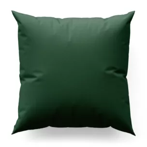 Poszewka szyta zielona z gładkiej zaciemniającej tkaniny typu dimout