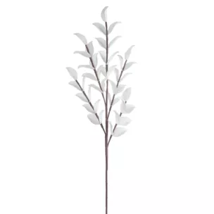 Kwiat sztuczny biały z plastycznej pianki foamiran 95 cm