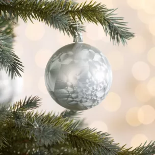 Bombka choinkowa z efektem zmrożenia