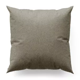 Poszewka szyta popielata z eleganckiej błyszczącej tkaniny