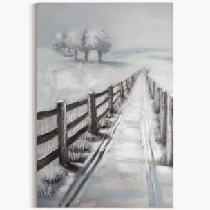 Obraz CALM 4 ręcznie malowany na płótnie pejzaż z drogą