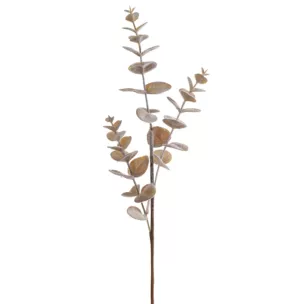 Zimowa gałązka z mrożonymi listeczkami