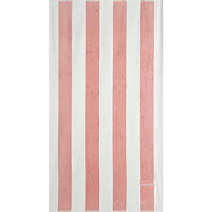 Ręcznik plażowy 90x170 cm różowo, biały z kieszonką LAGUN - kolekcja SEA SUMMER