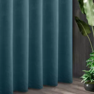 Tkanina zasłonowa ADORE gładka i miękka w dotyku o welurowej strukturze