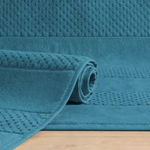 Dywanik łazienkowy JESSI z bawełny zdobiony geometrycznym wzorem