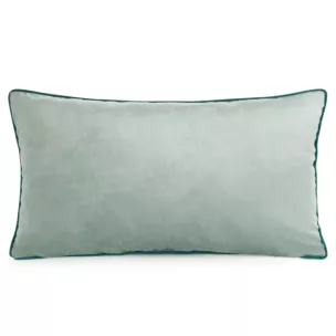 Poduszka 30 x 50 cm welwetowa szałwiowa z kontrastującą lamówką GAJA 3