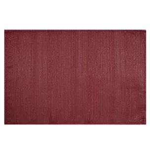 Komplet 4 szt. serwetek bordowych 30x40 cm przetykane błyszczącą nicią - GLAMO