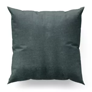 Poszewka szyta miętowa z tkaniny szenilowej z efektem melanżu