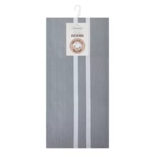 Ściereczka kuchenna 50x70 cm bawełniana kolor srebrny 200 g/m2 OLIVIA