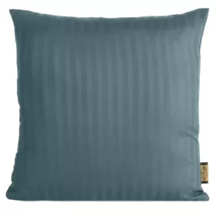 Poszewka na poduszkę 40x40 cm z satyny bawełnianej morska w delikatne prążki VERA