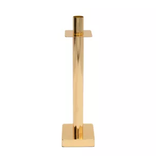 Świecznik dekoracyjny LORI z metalu w minimalistycznym stylu