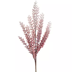 Zimowa gałązka z mrożonymi listeczkami