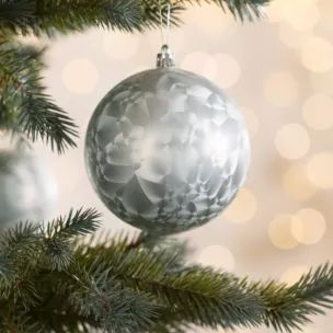 Bombka choinkowa z efektem zmrożenia