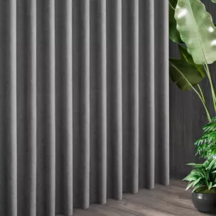 Tkanina zasłonowa ADORE gładka i miękka w dotyku o welurowej strukturze