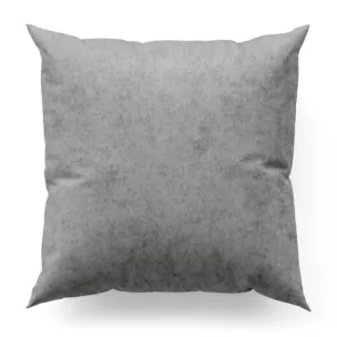 Poszewka szyta BRIANNA popielata miękka szenilowa o wyraźnym splocie i lekkim połysku