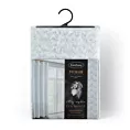 Zasłona biała zdobiona moherową nicią i subtelnymi falbanami 135x250 przelotka - TIFFANY - Eva Minge