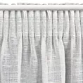 Zasłona ze zwiewnej tkaniny o płóciennym splocie 140x270 cm taśma - KELSI