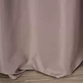 Zasłon pudrowo różowa z błyszcząca wyraźnym splotem 140x270 cm przelotka - AGGIE