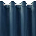 Zasłona granatowa z matowego welwetu 140x250 cm przelotka - MELANIE