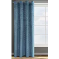 DESIGN 91 Zasłona z welwetu z geometrycznym wytłaczanym wzorem, gramatura 270 g/m2