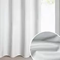 Zasłona biała z matowego welwetu 140x250 cm przelotka - MELANIE