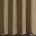 Zasłona szyta na taśmie 8 cm miodowa tkanina o naturalnym charakterze z efektem melanżu