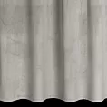 Zasłona welwetowa popielata, troczek w zestawie 140x270 cm przelotka - ANTARA
