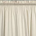Zasłona welwetowa kremowa zdobiona lśniącym marmurkiem 140x270 taśma - DORI