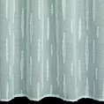 Firana miętowa zdobiona aplikacją 140x250 cm przelotka ALENI