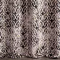Tkanina zasłonowa, gruba, żakardowa z wypukłym  geometrycznym wzorem, efekt 3D z kolekcji Eva Minge